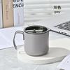 12oz 304 Stainless Steel Insulated Coffee Mug with Handle, Double Wall Vacuum Office Cup for Hot Cold Drinks