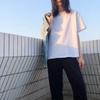 Men's and Women's Slim Fit Xinjiang Cotton T-Shirt: Short-Sleeved White or Black with Summer Logo Print