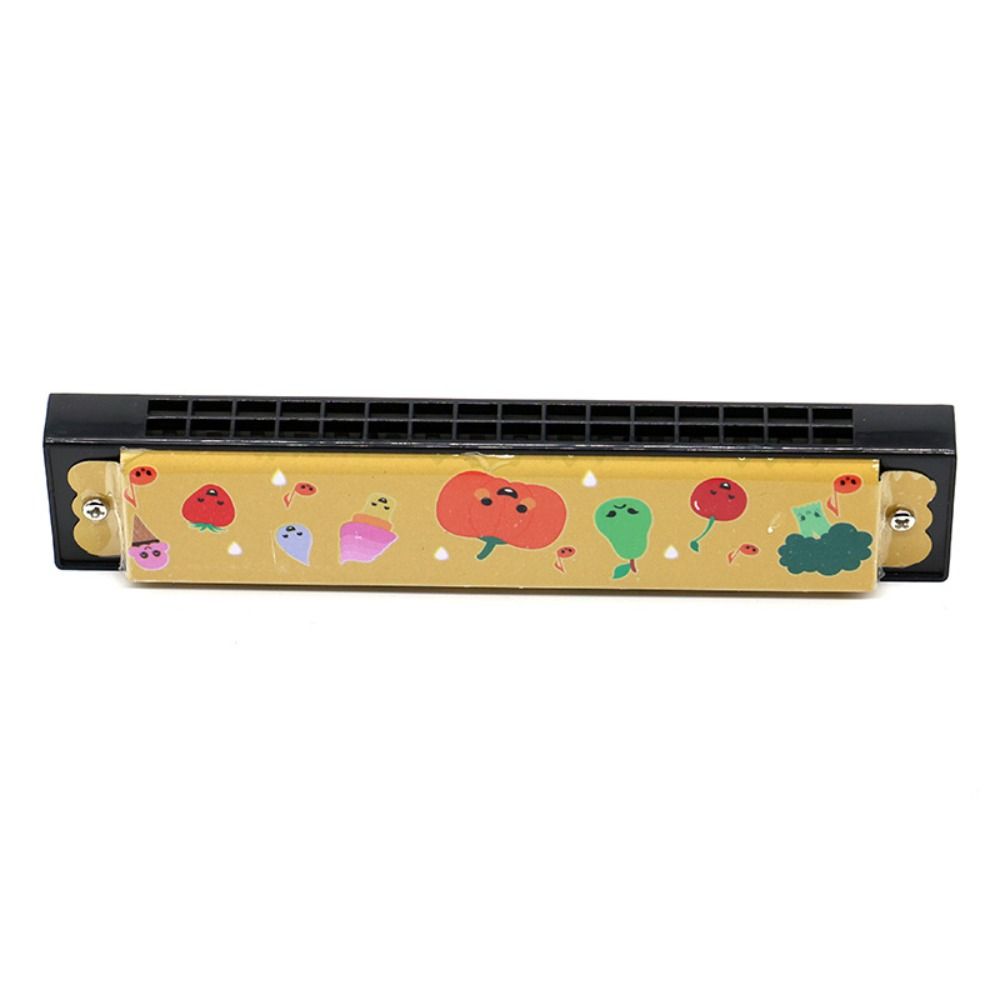 Metal 16 Holes Harmonica Educational Mouth Organ Painted Harmonica Teaching