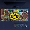 Custom Name,BVB 09 Mouse Pad, Large Gaming Desk Mat, Non-slip XXL Mousepad for Laptop & Tablet, Mini PC Playmat with Stitched Edges