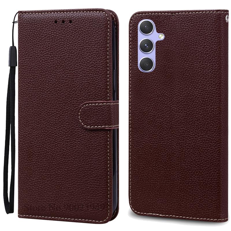 A35 5G Case For Samsung Galaxy A35 Case Leather Wallet Flip Case For Samsung Galaxy A35 5G Cover Coque Fundas Shell Etui