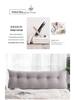 Korean Velvet Nordic Triangle Headboard Cushion: Removable, Washable, Tatami Soft Pack, Lumbar Support, Large Backrest Pillow