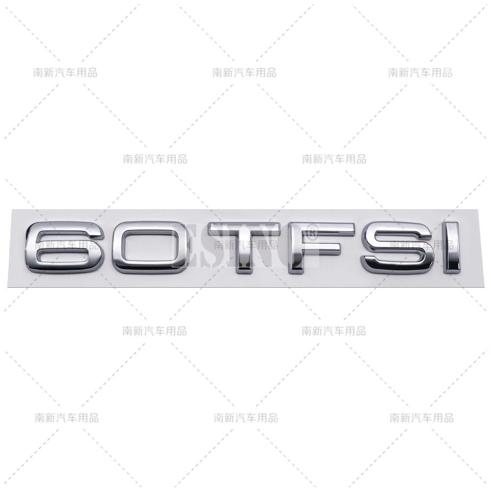 30 35 40 45 50 55 60 TFSI ABS Emblema Adesivo Adesivo Decalcomania per Bagagliaio Posteriore per Audi A4 A5 A6 A7 A8 Q3 Q5 Q6 Q7 Q8