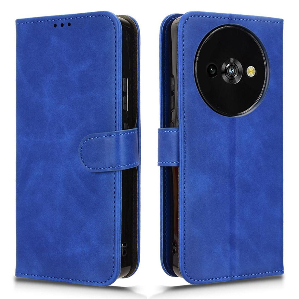 

Кожаный чехол-книжка для Oukitel C59 Pro, с ощущением кожи, противоударный, с кошельком B