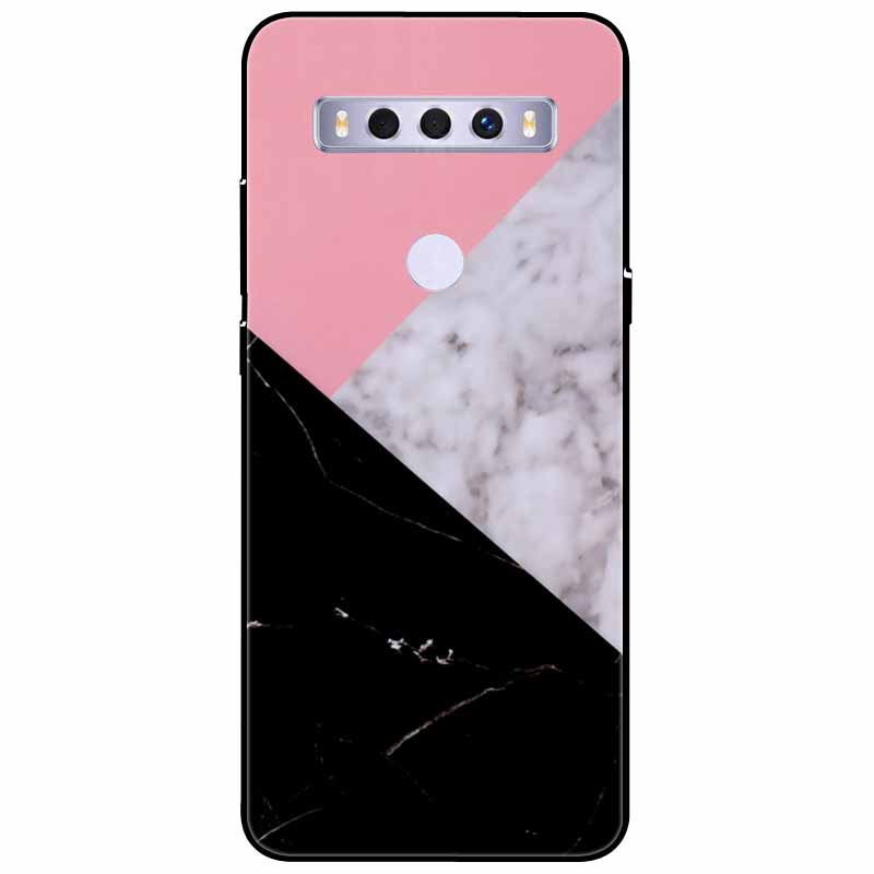 Case For TCL 10 SE Cover Marble Soft Silicone Fashion TPU Back Bumpers for TCL 10SE T766U T766H Protective Funda for TCL10SE