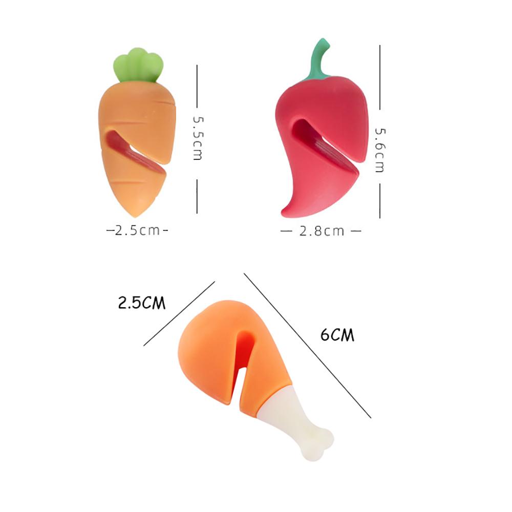Carrot Shape Heat-resisting Durable Overflow Stoppers Pot Lid Rack Kitchen Tools Pot Cover Lifter