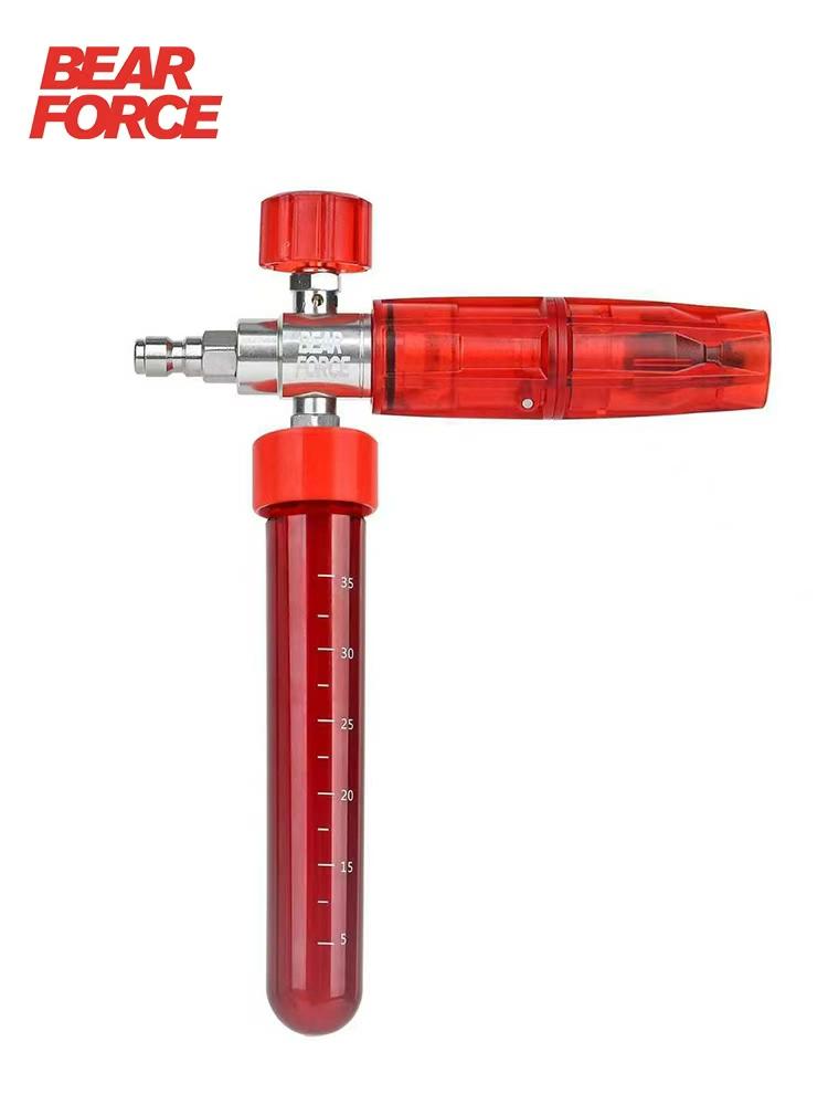 

BEAR FORCE Pressure Mini Foam Cannon Pro with 1/4 Quick Connector, Pressure Washer 360° Adjustable Snow Foam Lance красный