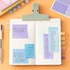 Portable Notebook Memopad With Adhesive Note Colorful Adhesive Index Label For Notebook Planner Office School Supplies