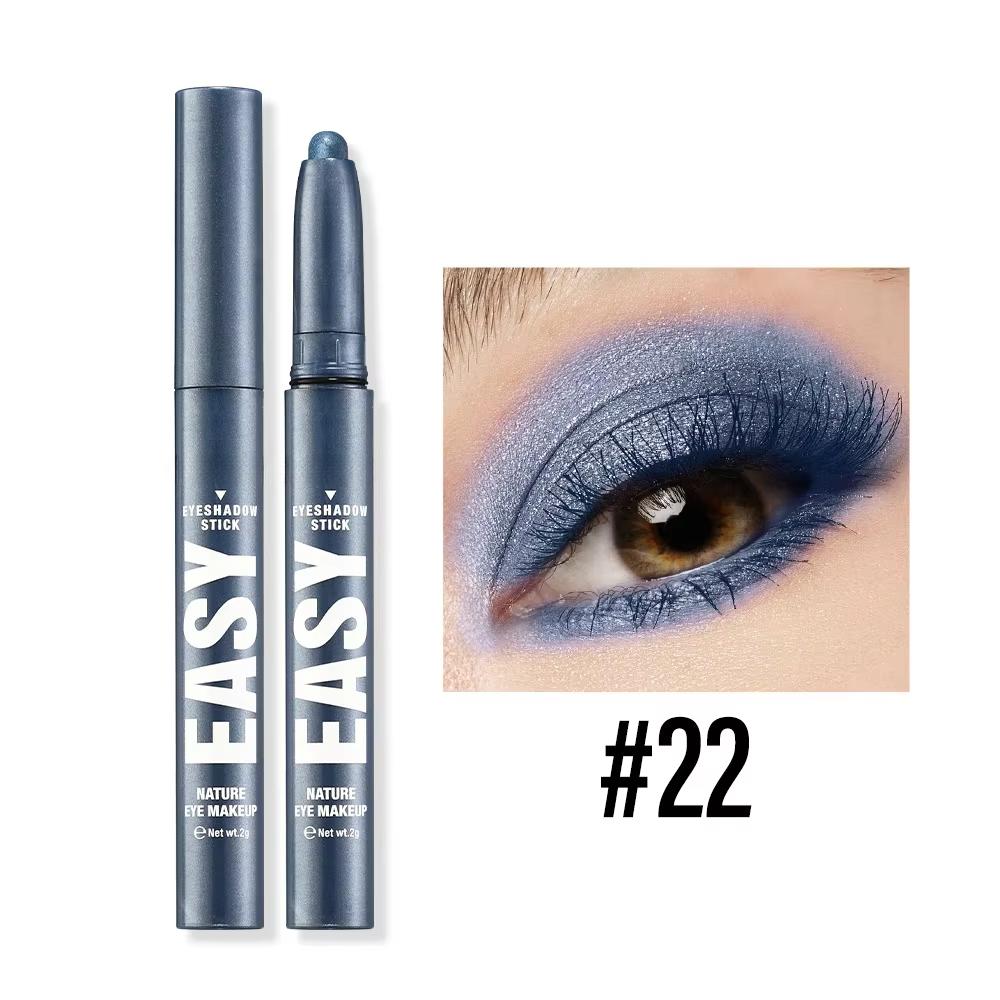 Nuovi Stick Ombretto Shimmer Opaco Multicolore Sfumabili Lunga Durata Matite Ombretto Applicazioni Morbide per Look Audaci o Naturali