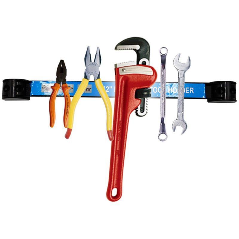 8,12,18,24 Inch Suport Magnetic pentru Scule Bară pentru Scule pentru Sarcină Grea, Raft Organizator Metalic pentru Economisirea Spațiului Instrument Pentru Atelier Garaj Acasă