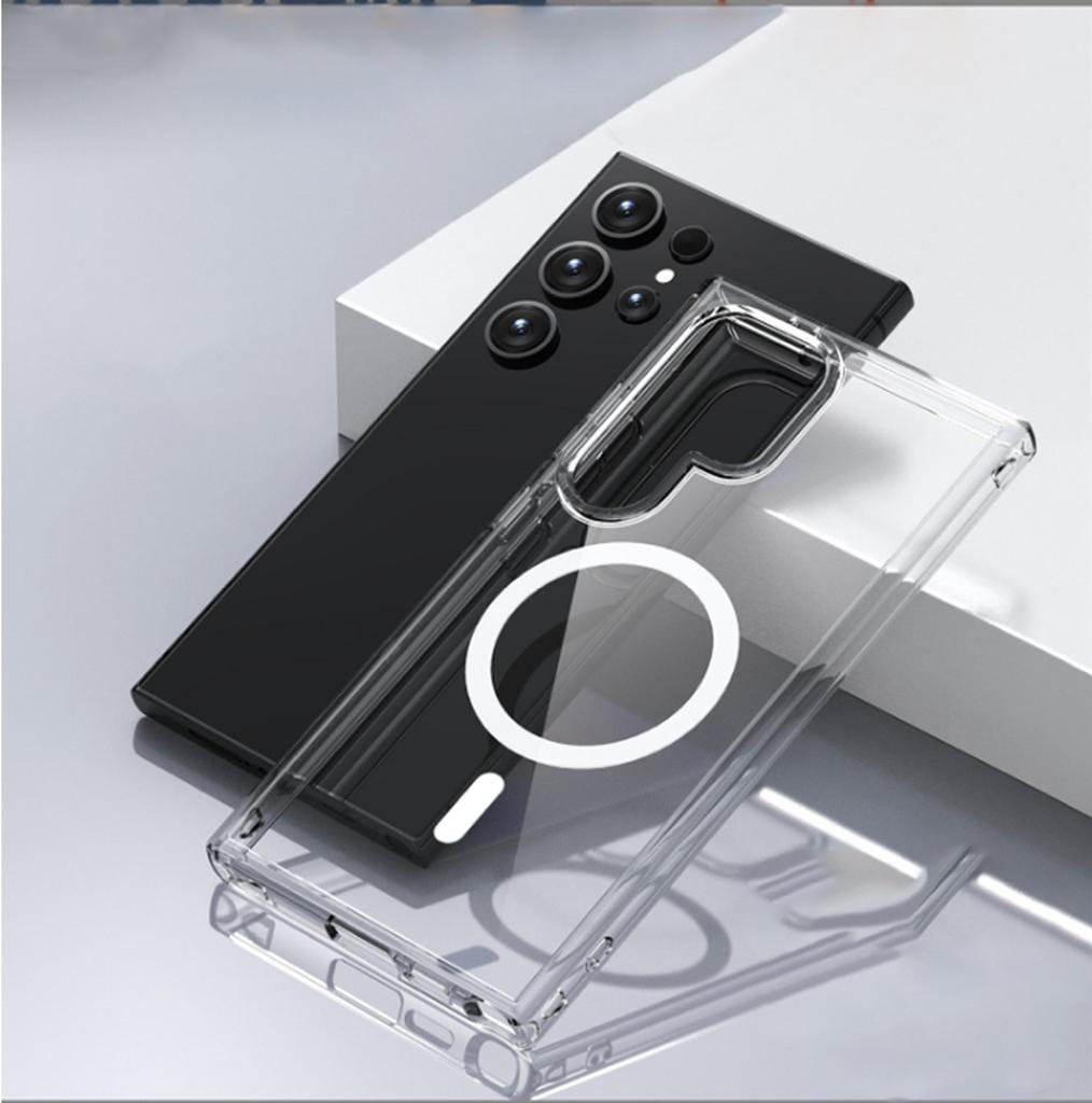 High Transparency Drop-Proof Magnetic Case for iPhone 11/12/13/14/15/17 Pro