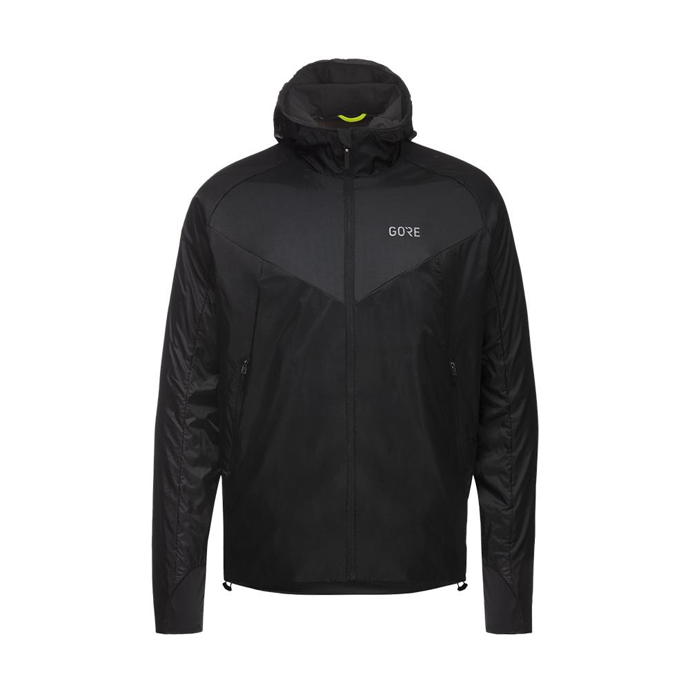 Gorewear R5 Windstopper Insulated Hooded Jacket - Black (Men'S)