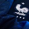 Nike 2018 World Cup France National Team Home Stadium Edition Logo Patch V-Neck T-Shirt Men Tops Navy-Blue 893872-451
