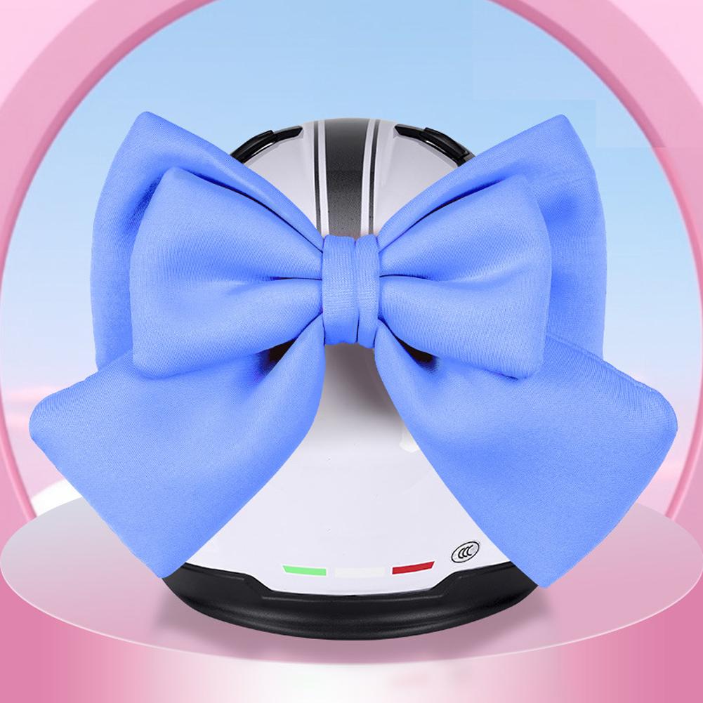 Motorcycle Helmet Bow Decoration Electric Bike Helmet Car Body Decoration Accessories Bowknot Suction Cup Type For Girl Women