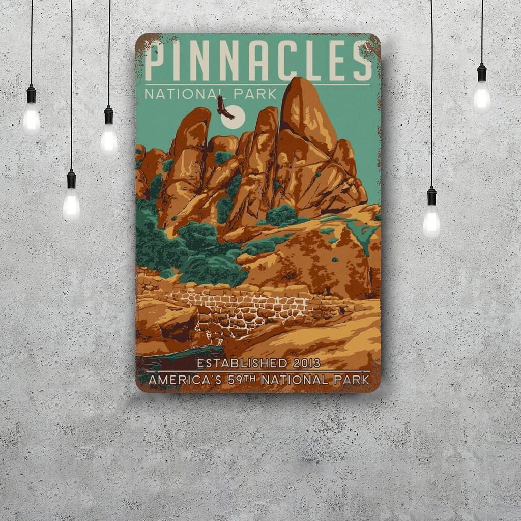 kenai fjords national park Decor Poster Vintage Tin Sign Metal Sign Decorative Plaque for Pub Bar Man Cave Club Wall Decoration