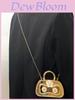 Boston Girl Mini Crossbody Bag With Acrylic Material For Casual Streetwear Fashion