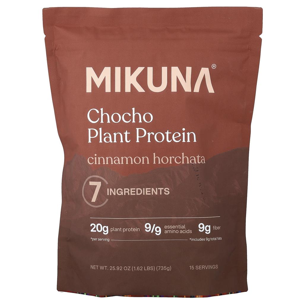 MIKUNA, Chocho Plant Protein Powder, Cinnamon Horchata, 735g (1.62lb)