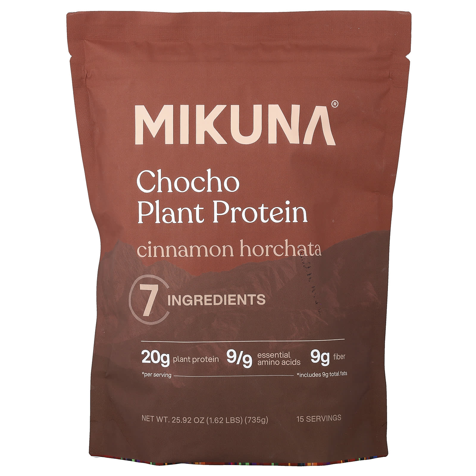 

MIKUNA, Chocho Plant Protein Powder, Cinnamon Horchata, 735g (1.62lb)