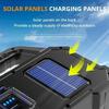 Torcia LED Solare da 1200mAh - Luce Ricaricabile per Campeggio/Lavoro con 6 Modalità, Impermeabile IPX7 per Emergenze Outdoor Escursioni