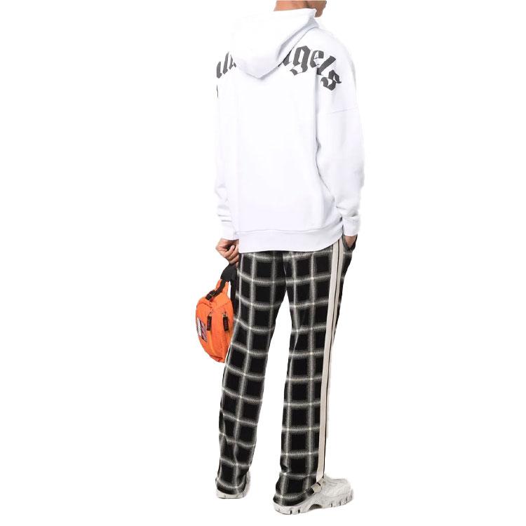 PALM ANGELS Logo Printed Hoodie PMBB036C99FLE0010110