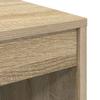 Desk with Drawers and Shelf 2 pcs Sonoma Oak