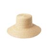 European and American Spring and Summer New Casual Simple Flat Top Large Brim Lafite Grass Basin Hat Women's Outdoor Sunshade Sunscreen Straw Hat