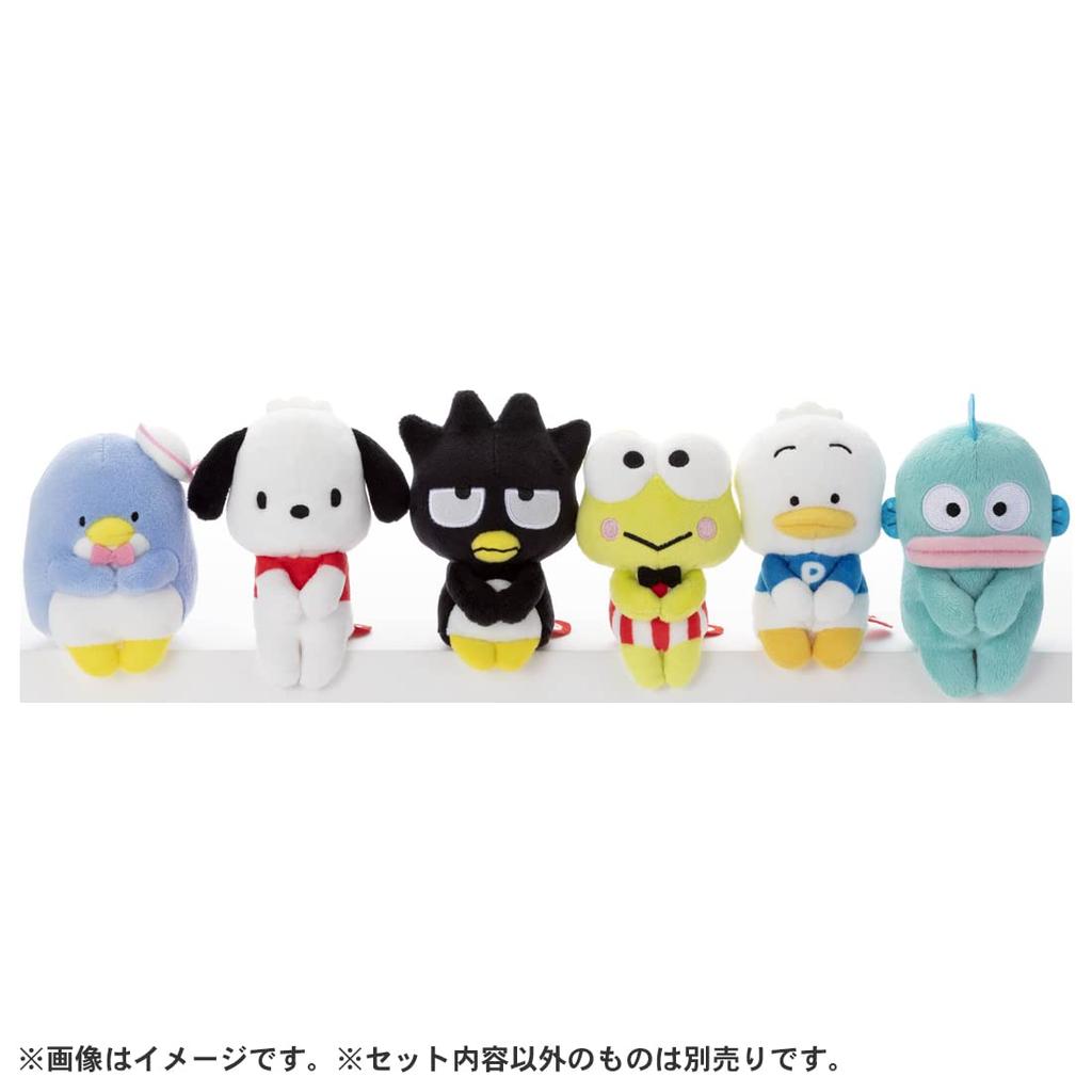 TAKARATOMY A.R.T.S Sanrio Characters Chokkori-san Kerokerokeroppi Plush Toy, Approximately 11cm Tall