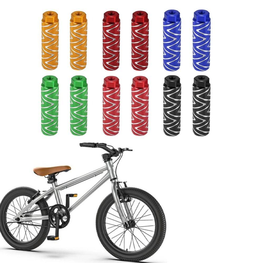 1 Pair Easy To Install Bike Footrest Lever Axle Pegs Weight-bearing Bike Bicycle Pedals  Scooter