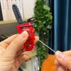 Rote Kettensäge Schlüsselanhänger Stressabbau Spielzeug Für Schlüssel Rucksack Tasche Realistisches Geräusch Mini Kettensäge Spielzeug Lustiges Geschenk Gadget Schlüsselanhänger Kette