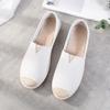 Women's Fashion Spring Summer Casual Flat Shoes Round Toe Loafers Shoes Fisherman Boat Shoes Women Lazy Hemp Rope Weave Shoes