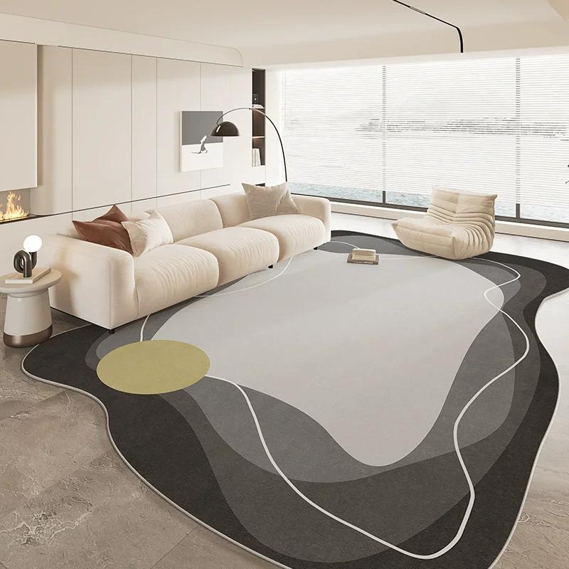 Special Shaped Cream Style French Carpet New Living Room Highend Light  Irregular Carpets Waterproof Nonslip Home Rug