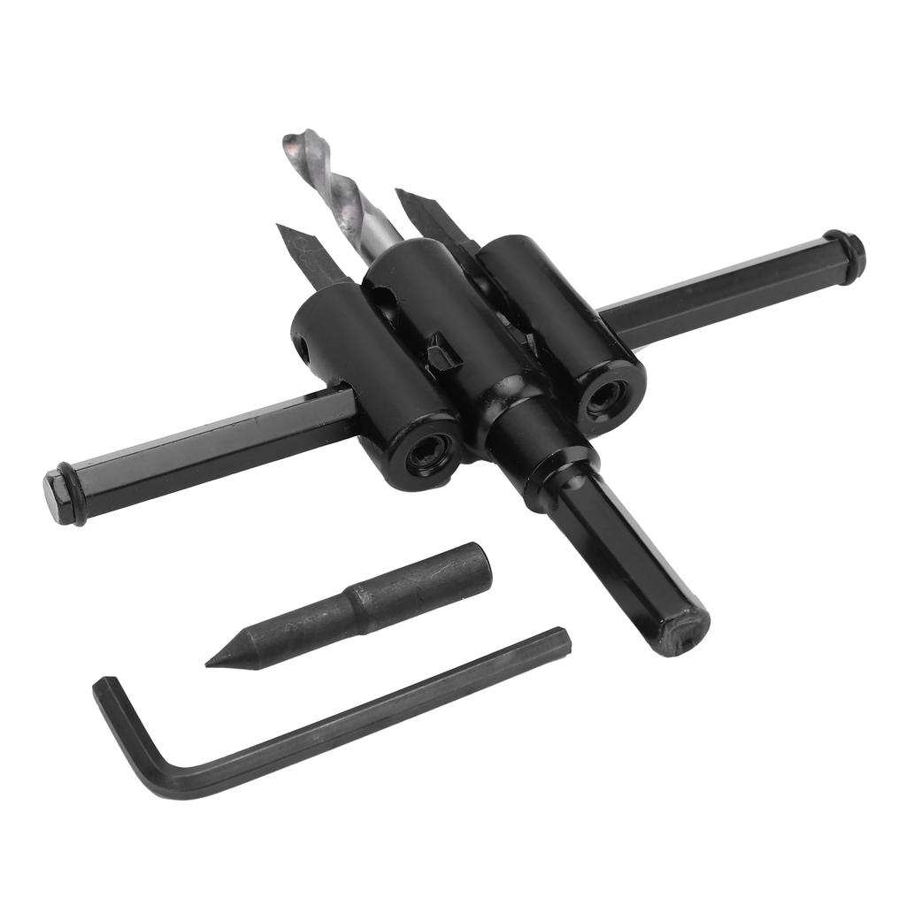 Adjustable Hole Cutter Saw Kit Alloy Steel DIY Round Cutting for Wood Plastic Board30120mm