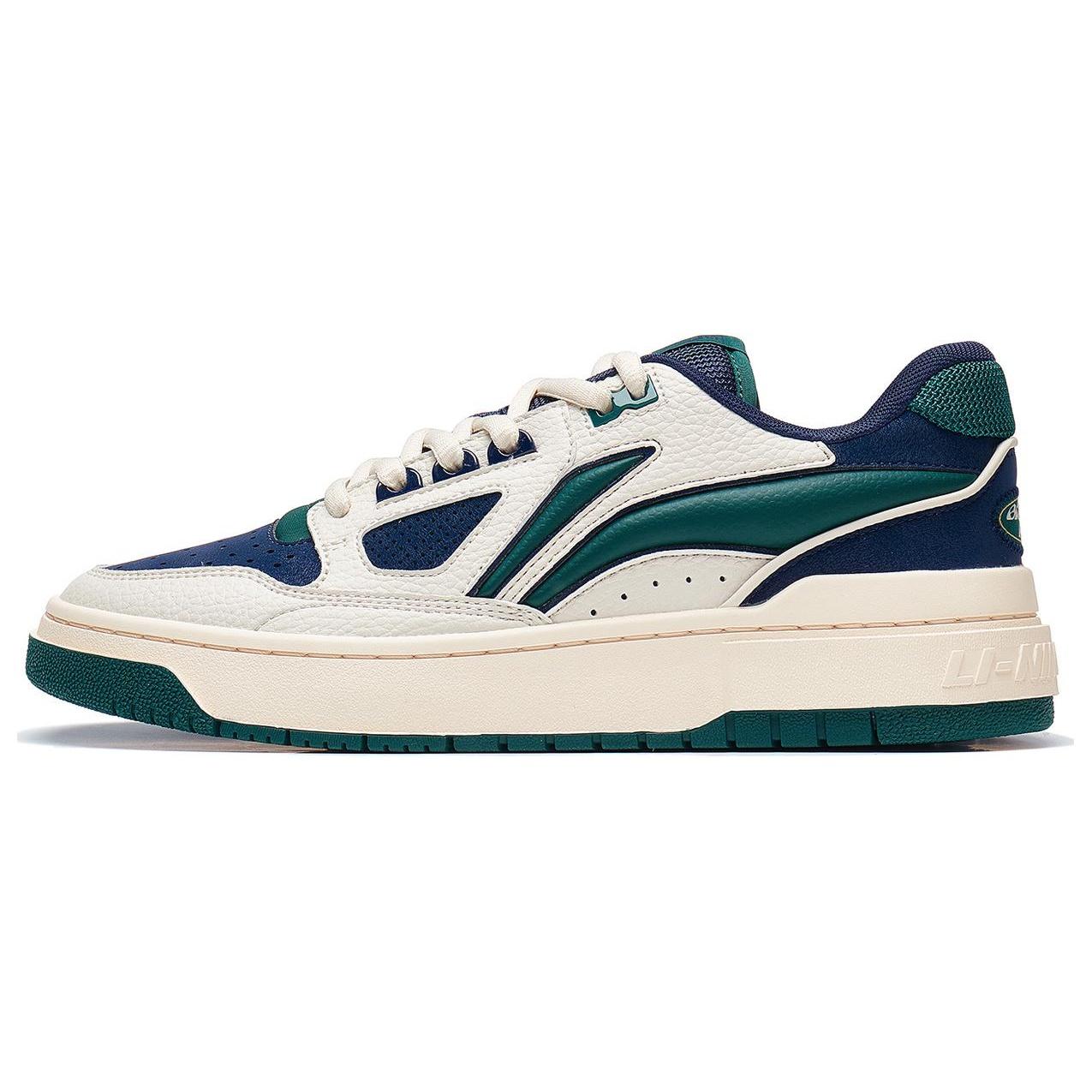 Li-Ning BadFive Rookie 2 Low Cream White Green Men s ABCT055-2 EU 43