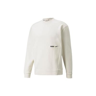 Winterized Crew Logo Fleece-Lined Sport Knit Sweater Men Sweater Ivory 846545-73