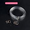 1 Para Modny Design Wysoka Jakość Amulet Kobiety Wygodny Silikonowy Odpinany Pasek do Butów Kostka But Sznurowadło Pasek Damski Koronkowy Pasek