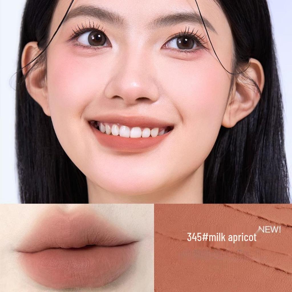 Shapeni Double-Ended Mirror Lip Gloss & Plump Lip Mud - Long-lasting, Non-Staining, Ideal for Students, Asian Makeup.