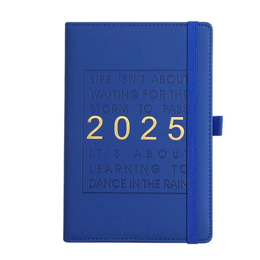 2025 One Day One Page Tagesplaner 12 Monate A5 Agenda Notizbuch Wöchentlicher Zeitmanagementplan Tagebuch Notizblock