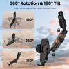 Phone Holders for Your Car, Rear View Mirror Phone Holder, 360° Rotating Car Phone Holder Mount Compatible with All 4"-7" iPhone and Android Cell