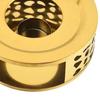 Circular Tea Teapot Warmer Stainless Steel Hollow Design Coffee Pots Stand for Household