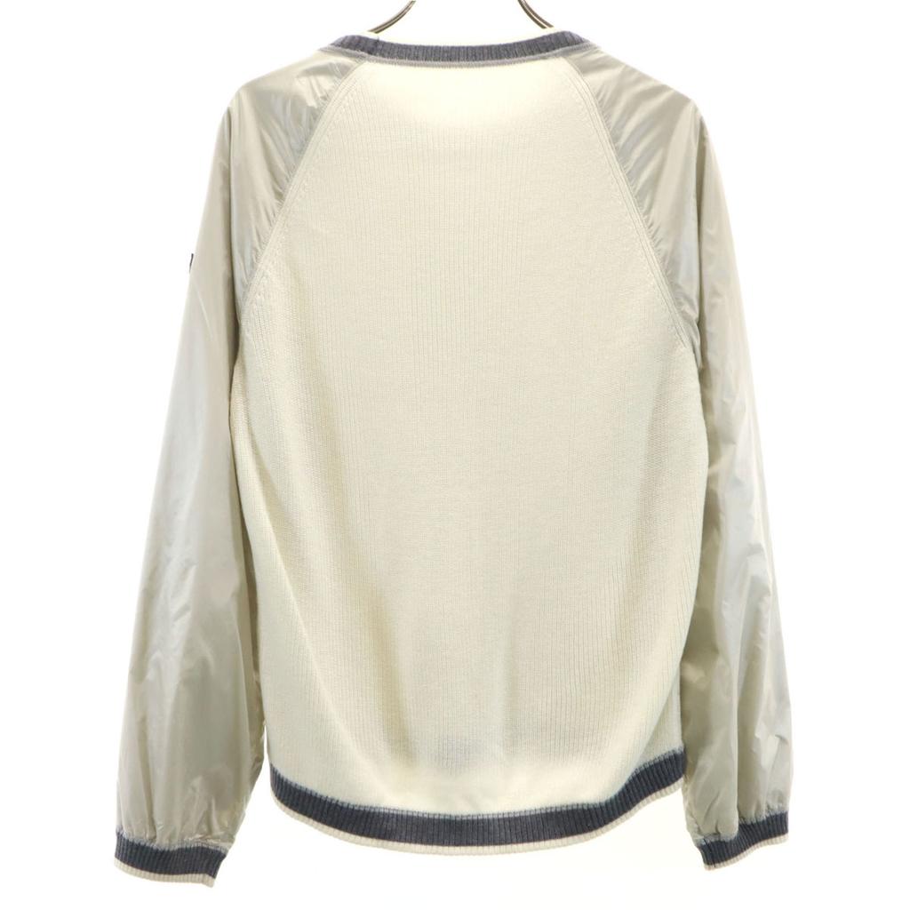 LANVIN SPORT Langarm Nylon Switching Strick 38 Gurege Damen Gebraucht