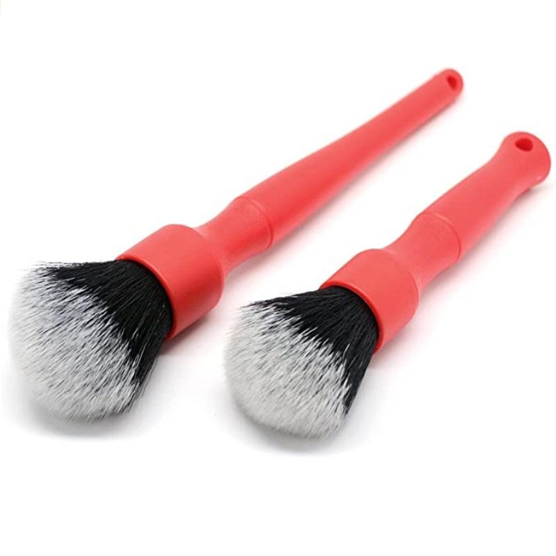 

Ultra-Soft Car Detailing Brush Super Soft Auto Interior Detail Brush Synthetic Boars Hair For Cars Seat Dash Leather Cleaning