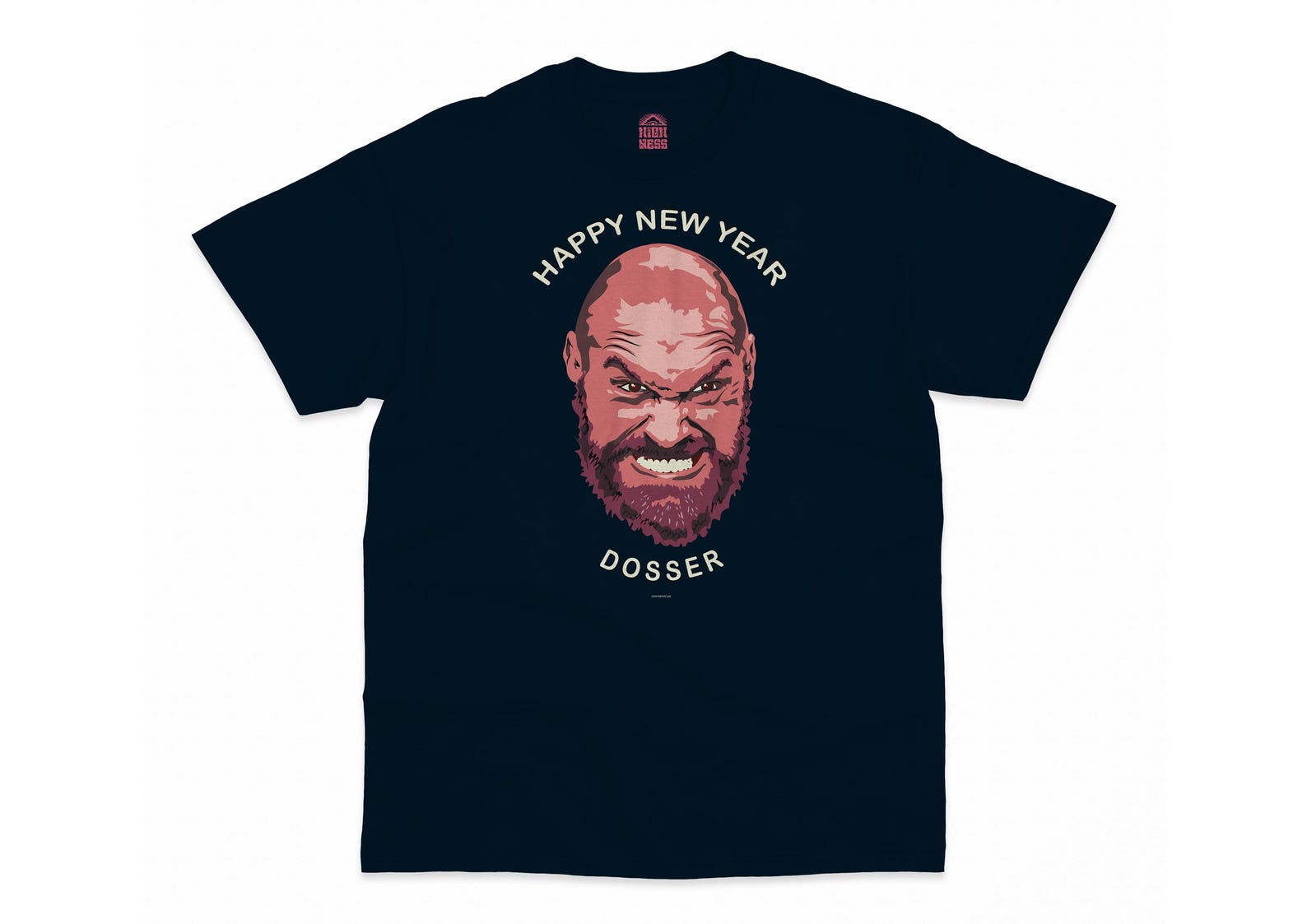 Tyson Fury Happy New Year Dosser Graphic Tee M