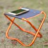 Aluminum Alloy Folding Stool, Portable Folding Chair for Outdoor Camping Fishing, Lightweight Compact Stool for Kids Adults, Collapsible Mini Stool