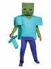 Costum Nou Cosplay de Zombie Minecraft pentru Halloween pentru Copii
