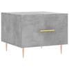 VidaXL Table basse gris béton 50x50x40 cm bois d'ingénierie 829372