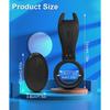 Vibrating Penis Ring with Remote Control for Men Couples Dual Cock Ring Delay Ejaculation Cockring Clit Stimulator Sex