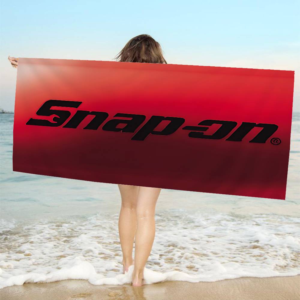 S-Snap On LOGO Microfiber Beach Towel Absorbent Quick dry Soft Yoga Swimming Resort Mountain Climbing Towel