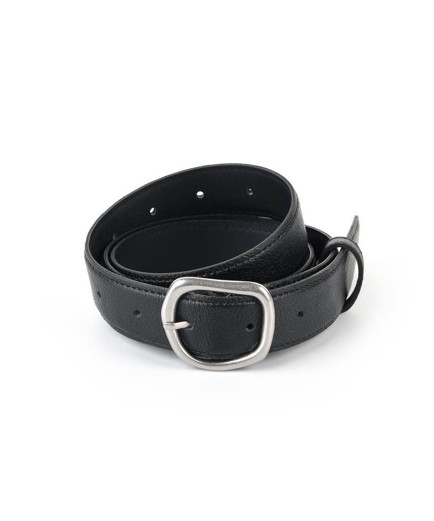 Nigaennikol Middle Buckle Leather Belt_3 Color