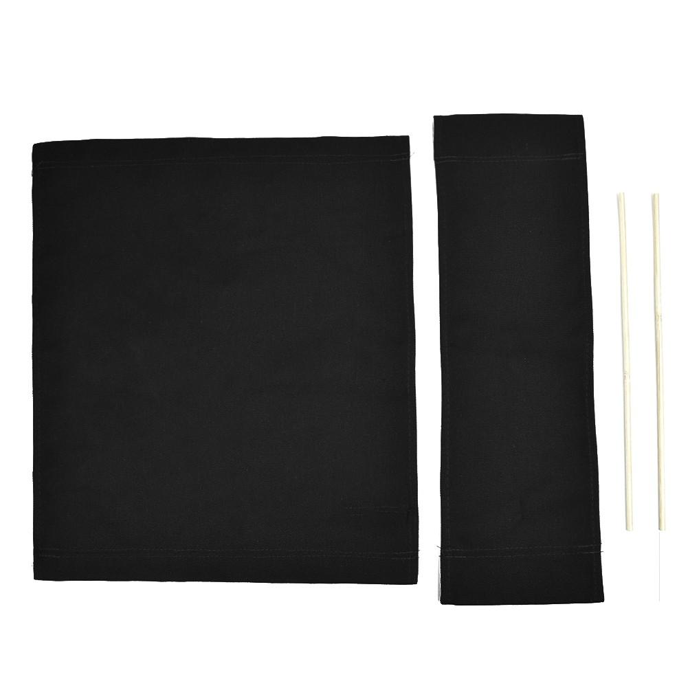 

1 Комплект Чехол на стул Чехол на режиссерский стул 47*38см Двор чёрный