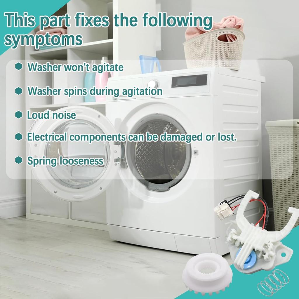 JOJOCY Upgraded WH03X30517 Washer Mode Shifter Washing Machine Clutch for GE/Hotpoint, Efficient Actuator Replacement Replace WH05X25036 WH05X24435